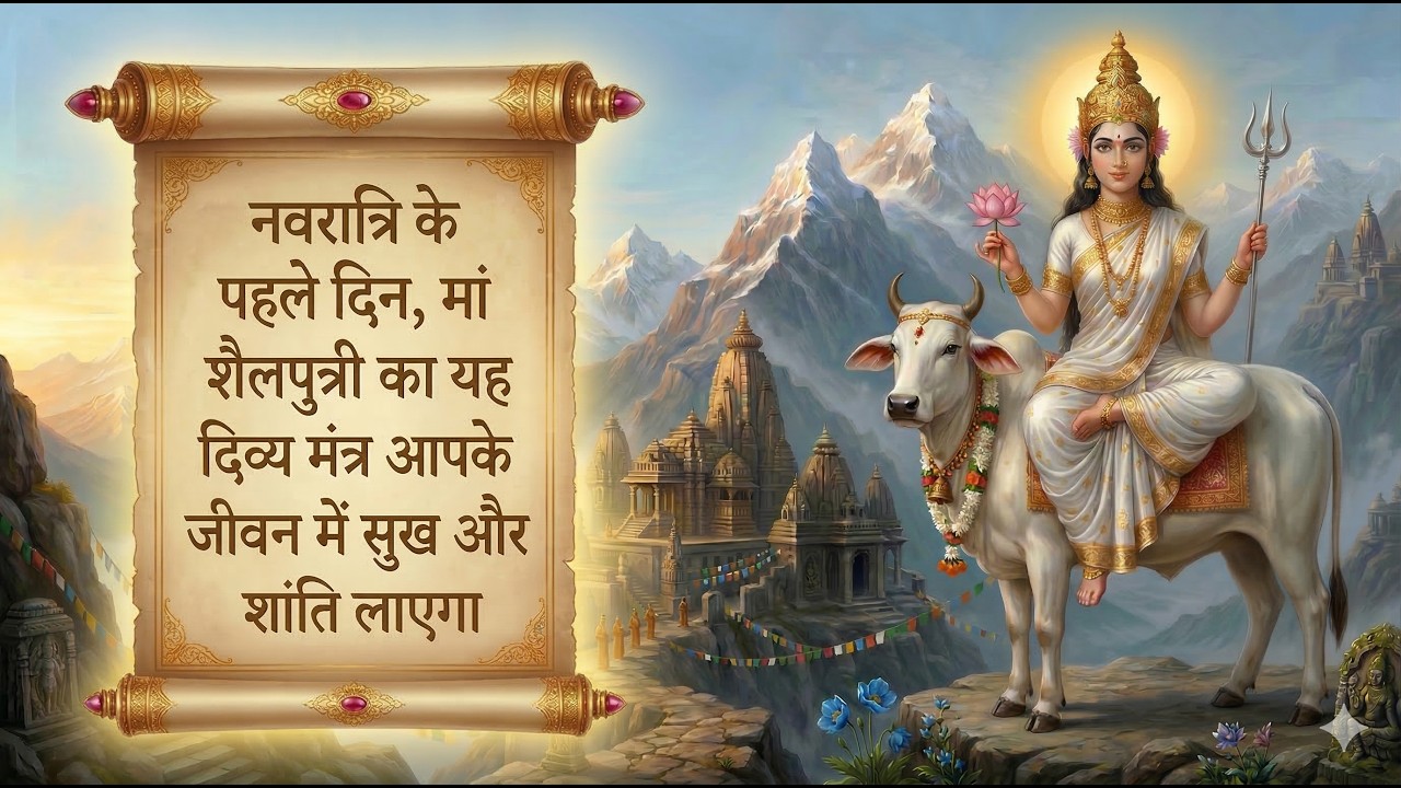 Navratri Day 1 | Maa Shailputri Mantra Chanting 108 Times |
