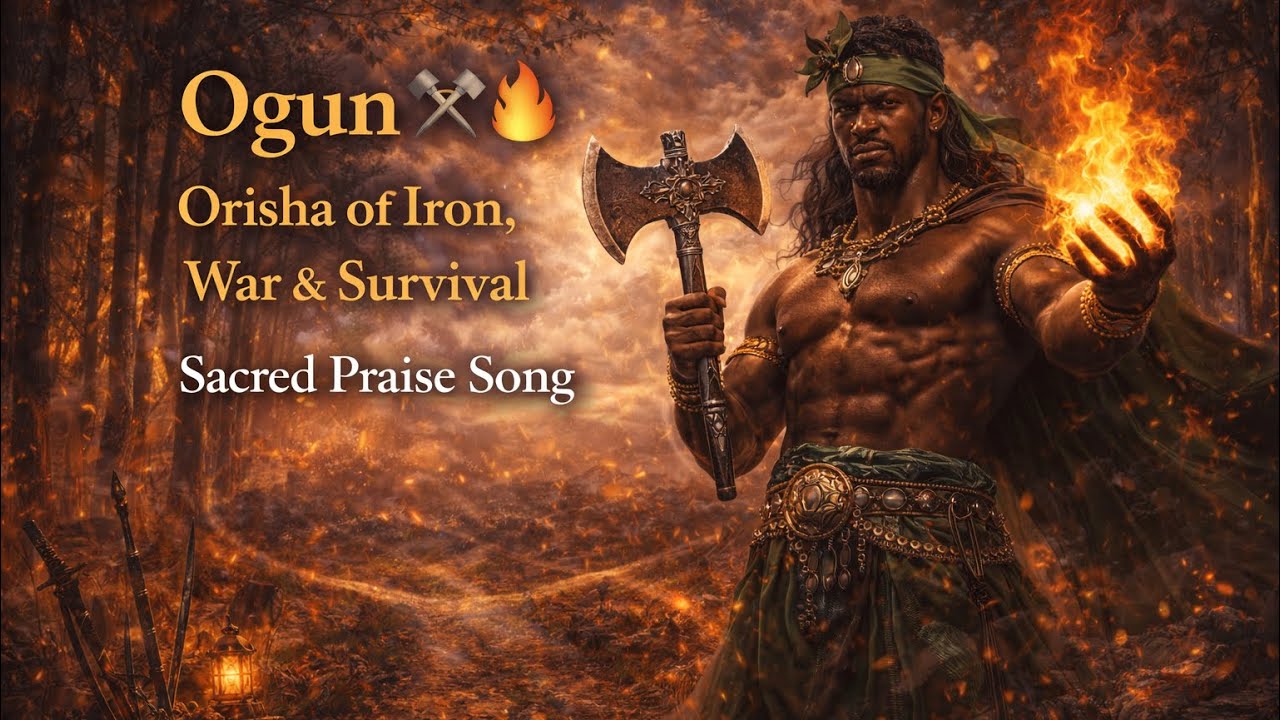 Ogun ⚒️🔥 Orisha of Iron, War & Survival | Sacred Praise Song