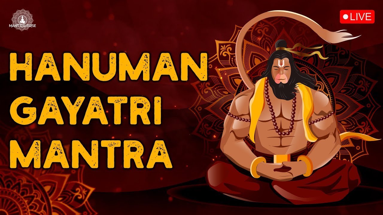🔴LIVE Powerful Chanting Mantra for Strength & Success | Hanuman Gayatri Mantra |Hanuman Jayanti 2025