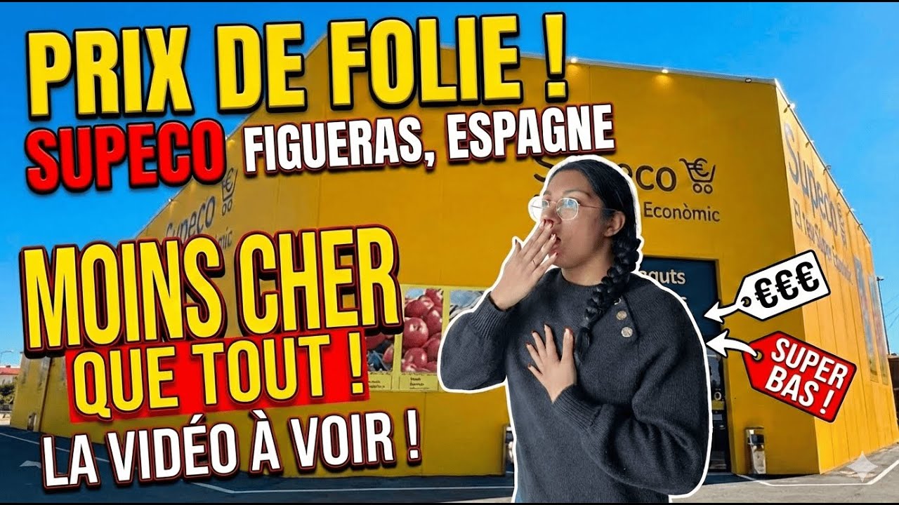 🇪🇸 Ce magasin en Espagne casse TOUS les prix 💸 (Supeco Figueres)