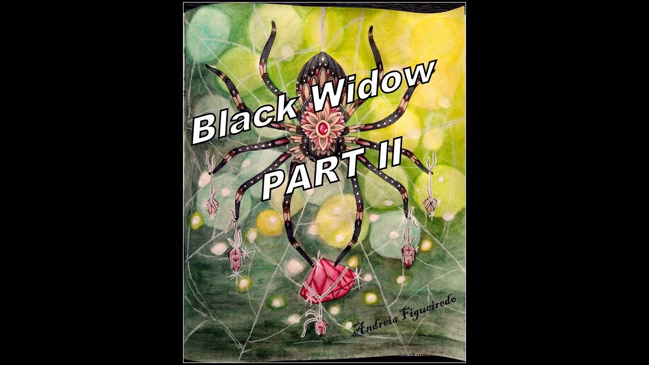 Black Widow - PART II - Seasons (Tidevarv) Coloring Book By Hanna Karzon