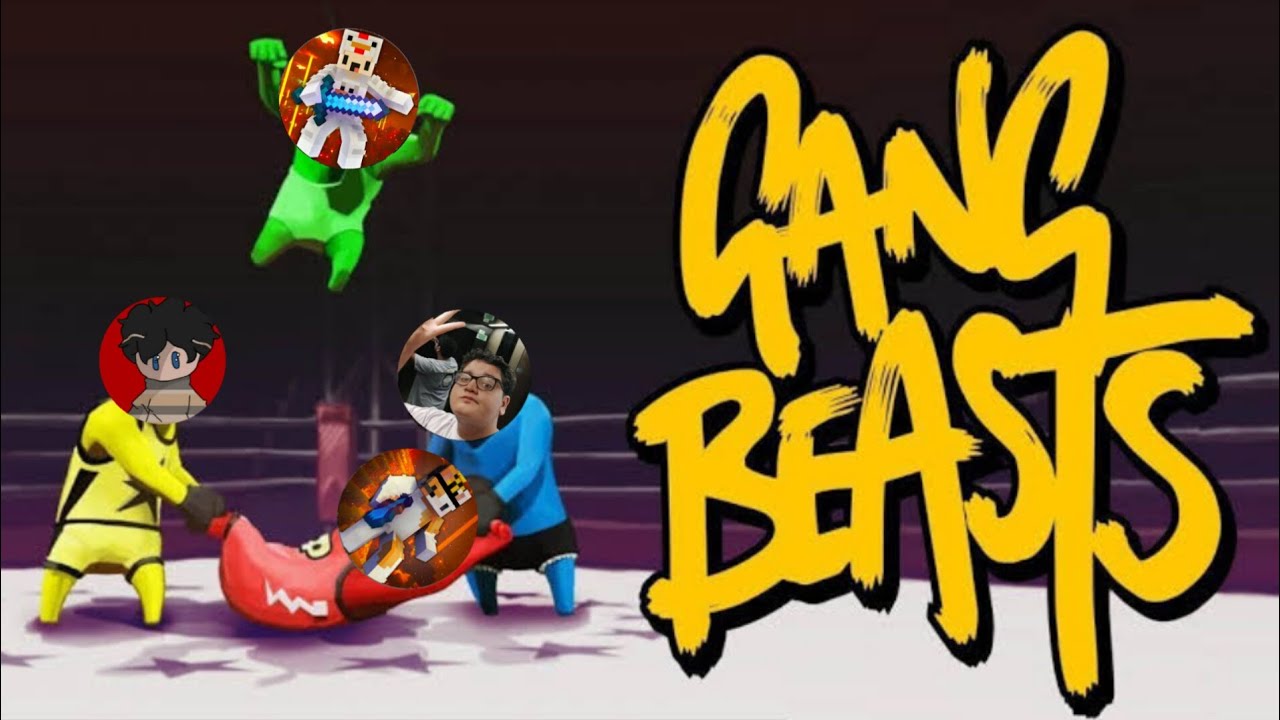 3 FACECAMLI YOUTUBERLARLA GANG BEASTS!!! EKİPLE KAVGA ETTİK!!! | QWTİY | TYLAX | TOLGA | GÖKAYHD |
