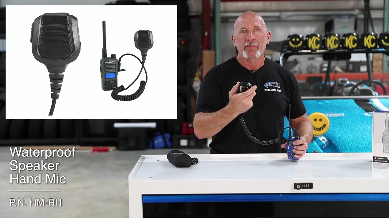 Rugged Radios V3 Handheld Accessories - Speaker Hand Mic