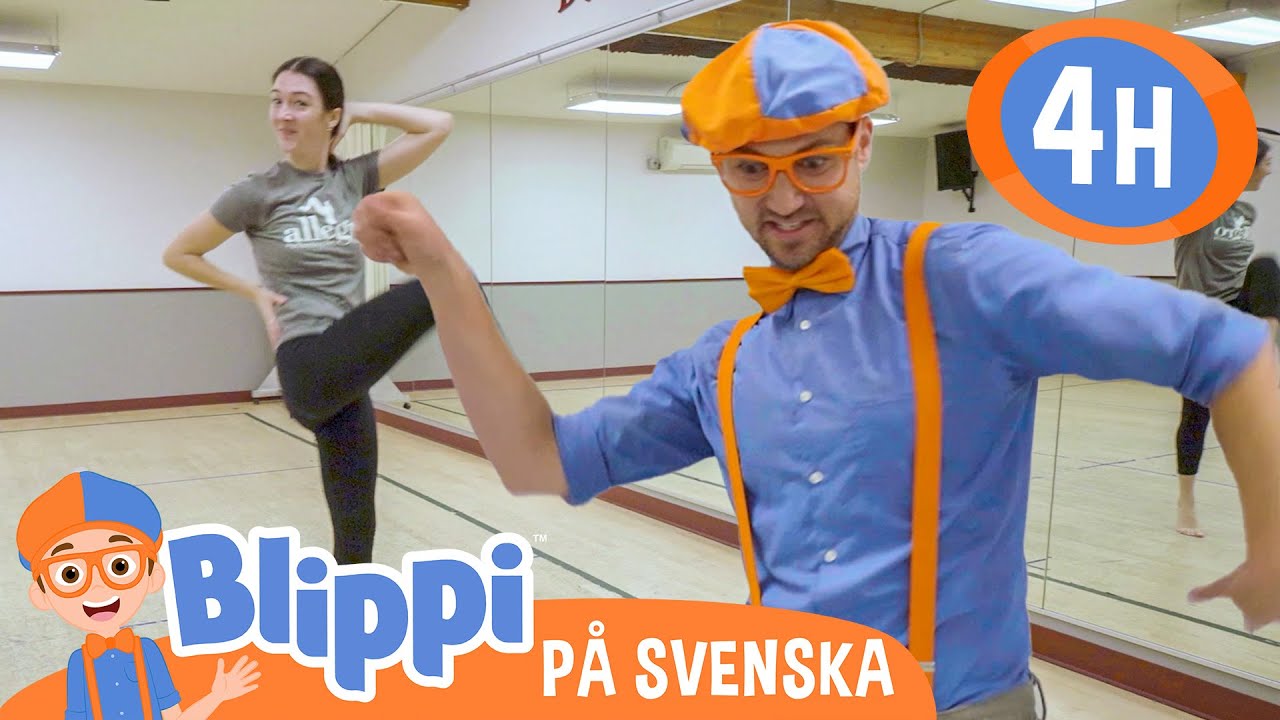 Rör dig och dansa med Blippi - lär dig dansa | @BlippiSvenska | Pedagogiska videor för barn
