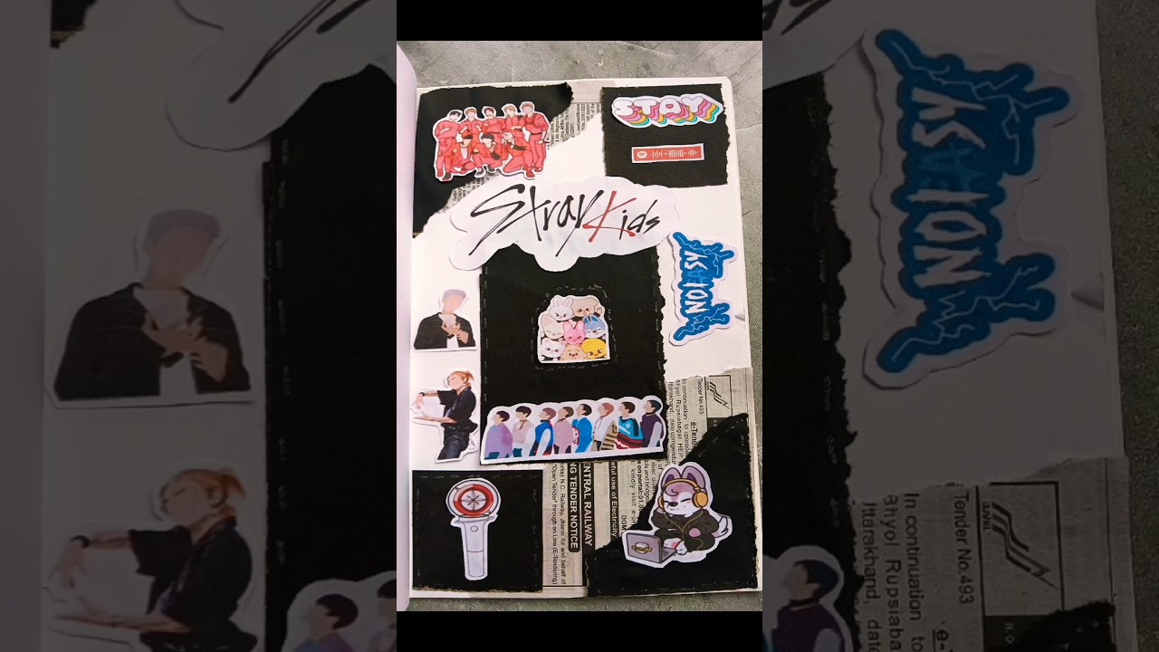 STRAY KIDS theme journaling ideas 