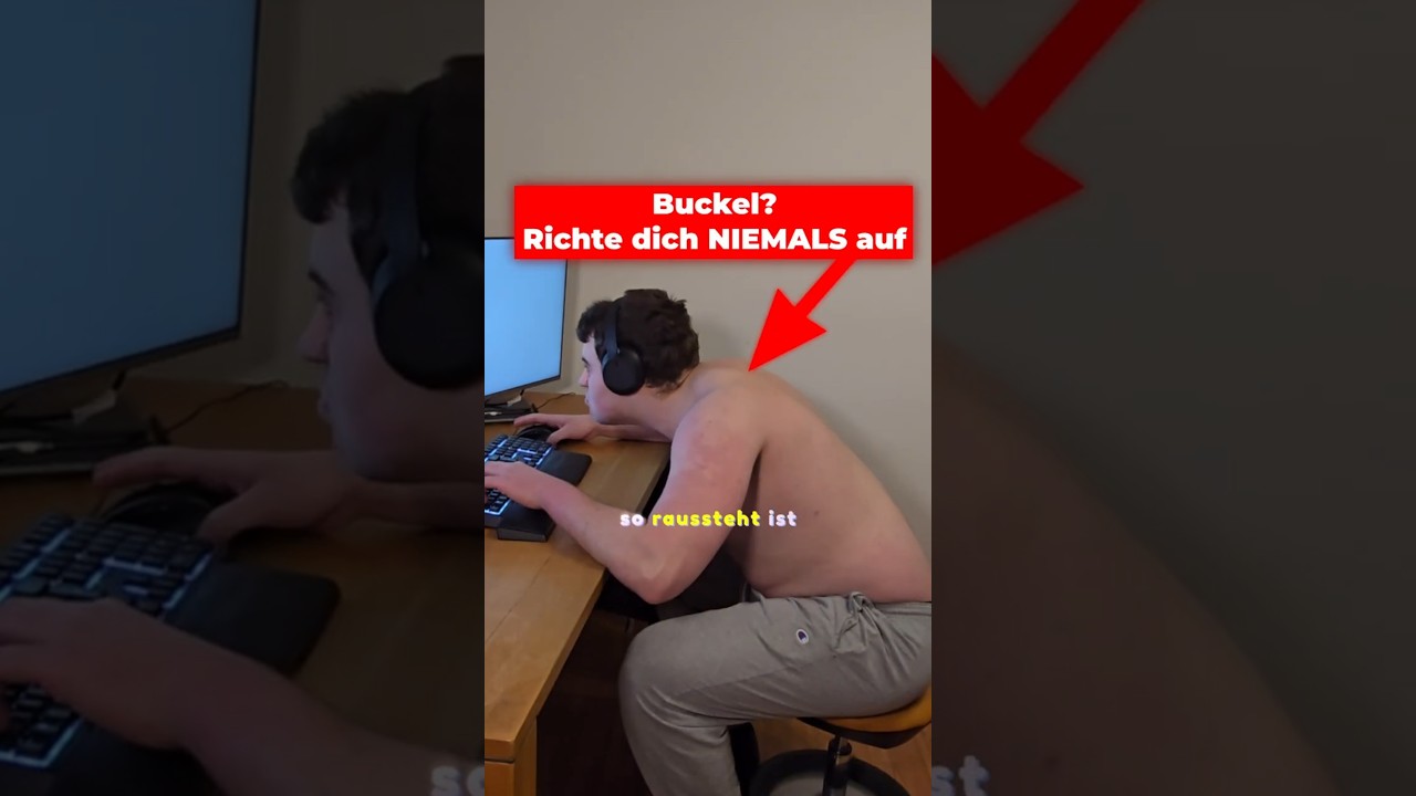 Aufrichten macht deinen Buckel oft noch schlimmer
