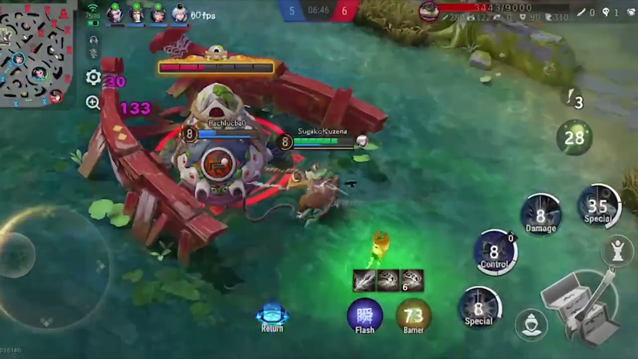 How to play better with Bukkuman and items for support Onmyoji Arena Gameplay 