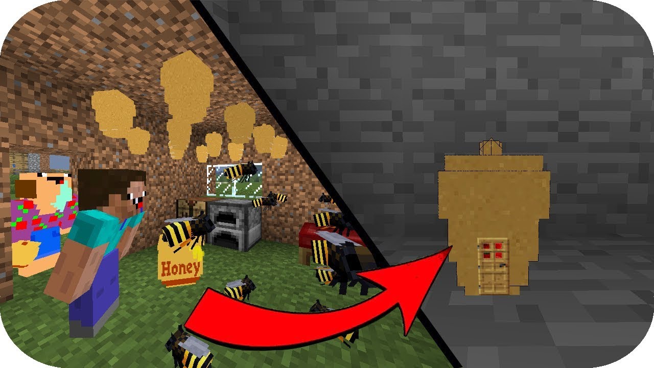 NOOB VS CASA DE ABEJAS COMO VIVIR DENTRO DE UN PANAL MINECRAFT TROLL + ROLEPLAY