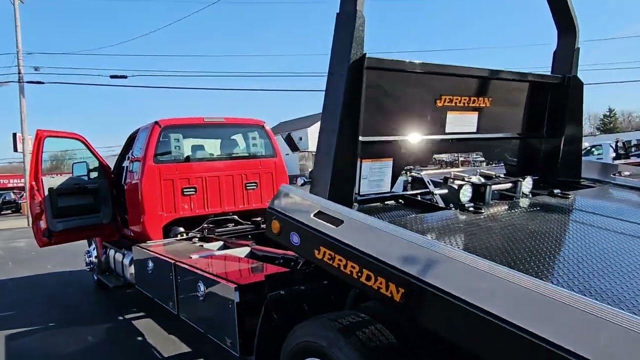 2024 Ford F750 Super Cab JerrDan 22' XLP Steel Rollback