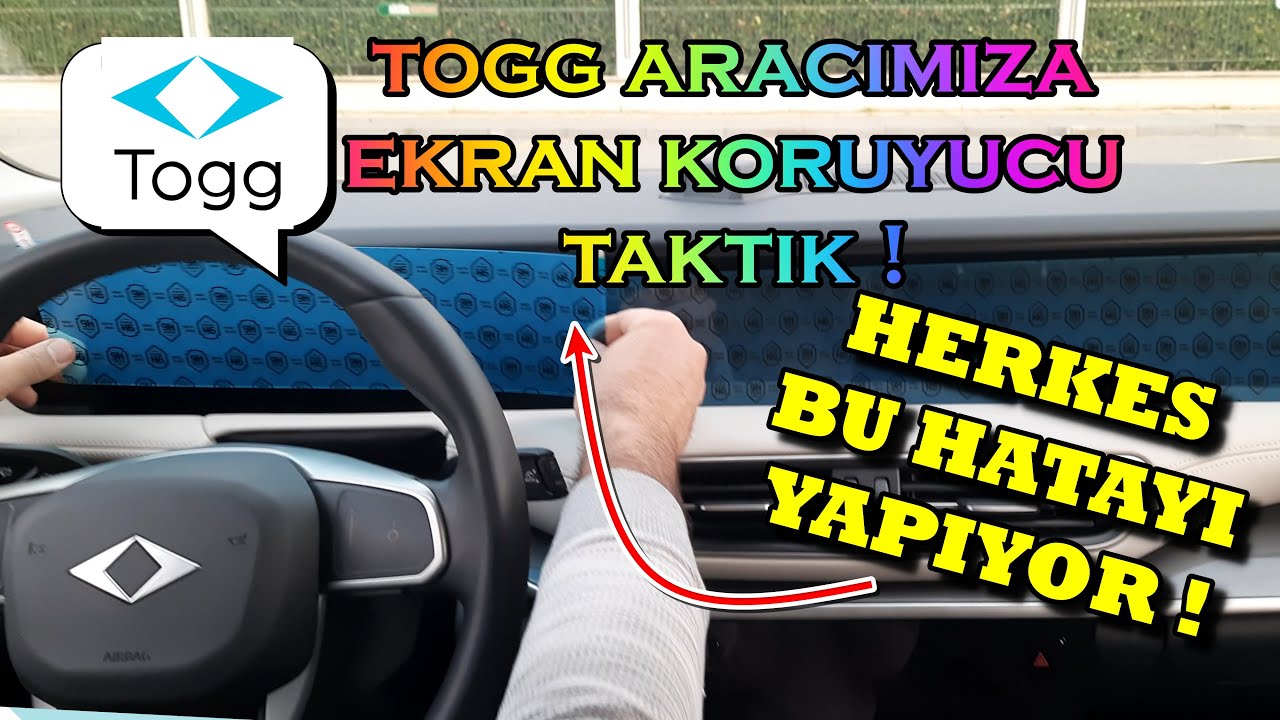 TOGG EKRAN KORUYUCU CAM HATASIZ YAPMAK İÇİN İZLE ! #toggt10x