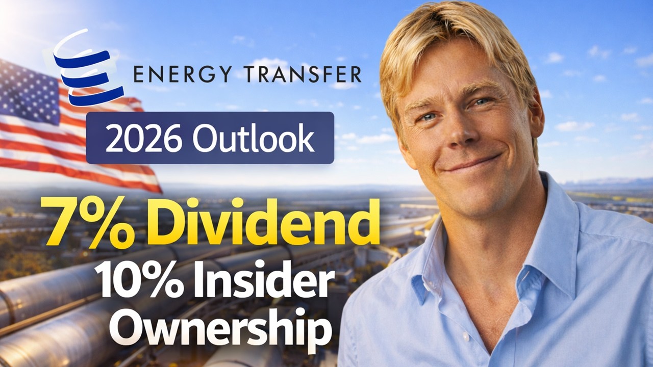 Прогноз развития Energy Transfer на 2026 год: 7% дивидендов + 10% акций, принадлежащих инсайдерам.