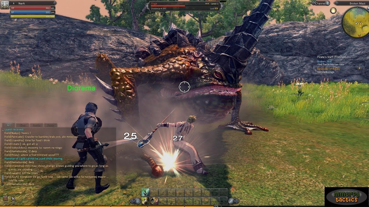 Raiderz - Action Based MMO (Free) - Gameplay Review