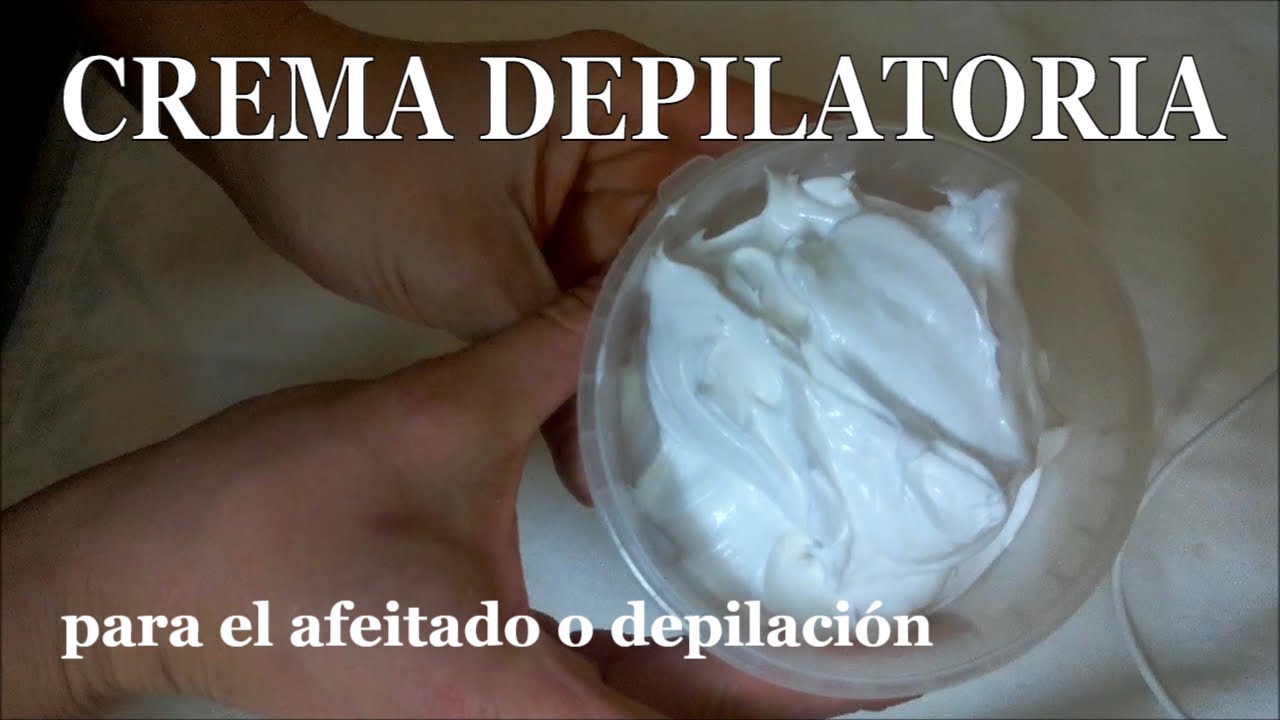 Cómo hacer una CREMA para el AFEITADO CASERA  (Cosmética natural)