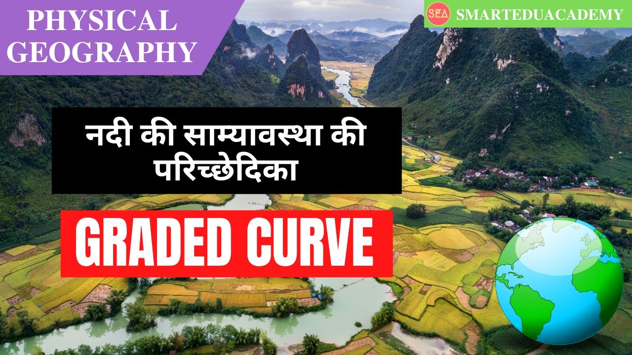 L33 | River's Longitudinal Profile and Graded Curve | Physical Geography In Hindi