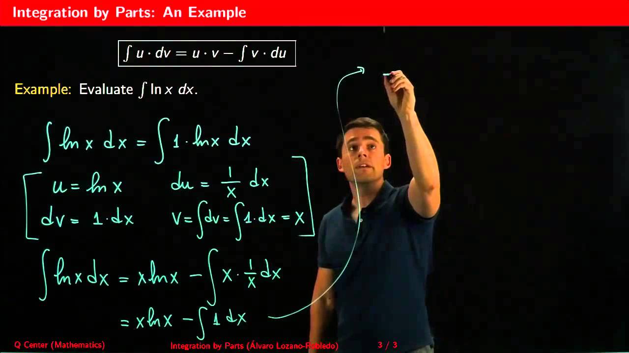 Integration by Parts: An Example (Ln x)