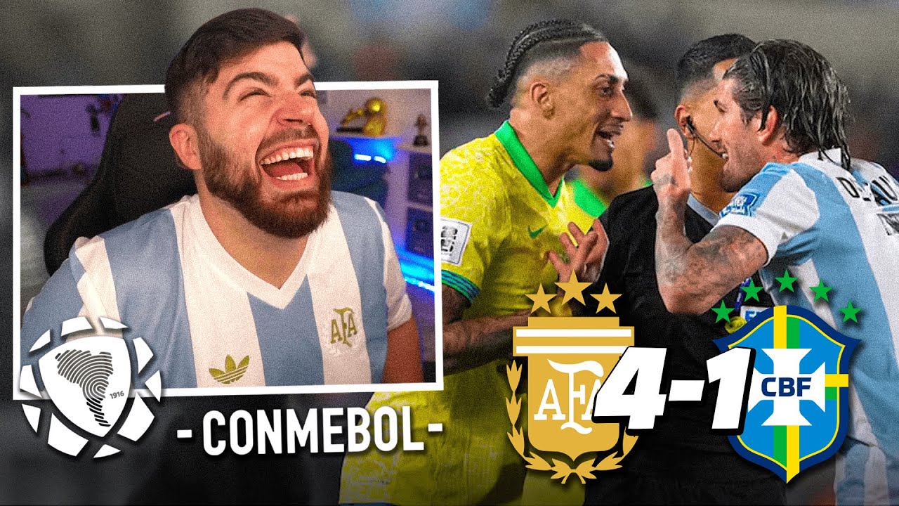 LA COBRA REACCIONA AL BAILE DE ARGENTINA 4 - 1 BRASIL
