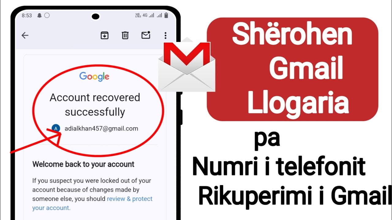 Rimëkëmbja e llogarisë Gmail 2024 ||  Si të rikuperoni llogarinë Google ||  Rimëkëmbja e llogarisë