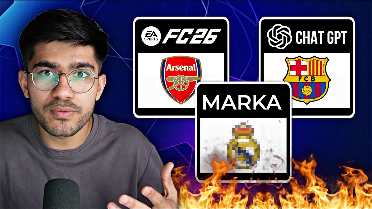 CHAMPIONS LEAGUE 2026 WINNER PREDICTION BY AI & FC26