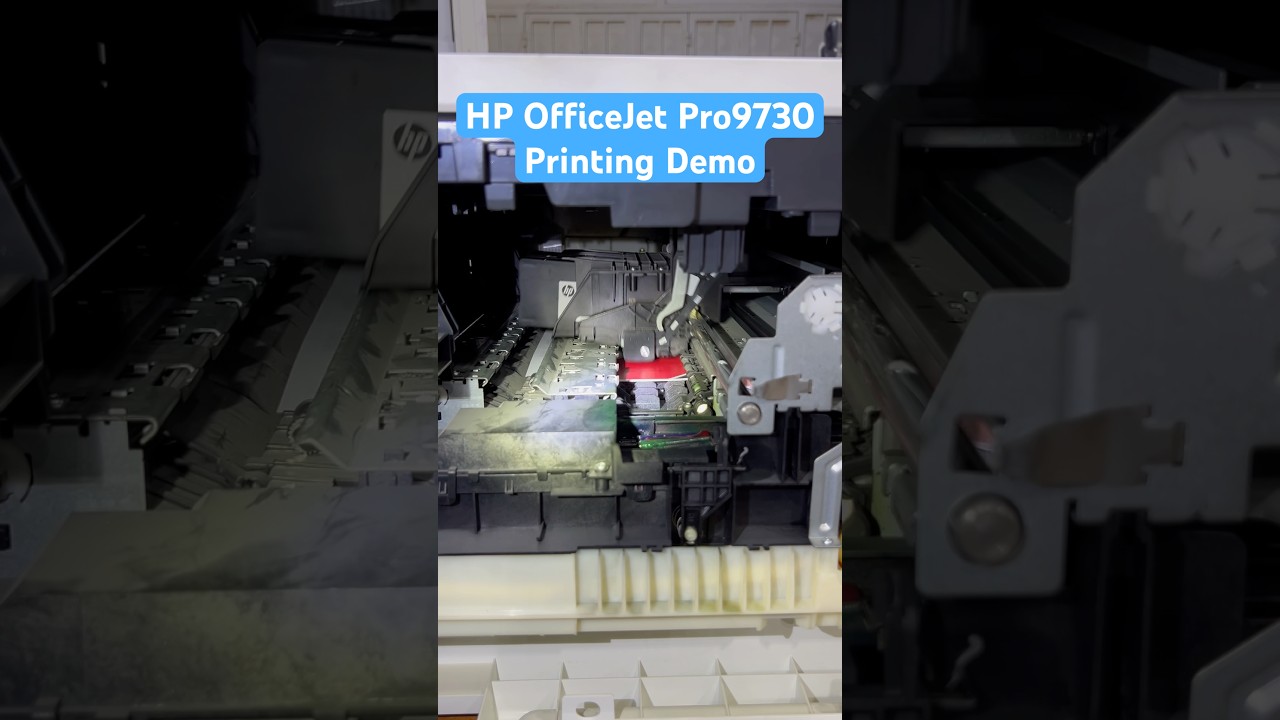 HP OfficeJet Pro 9730🖨️#inktankprinter #bilalsworkshop
