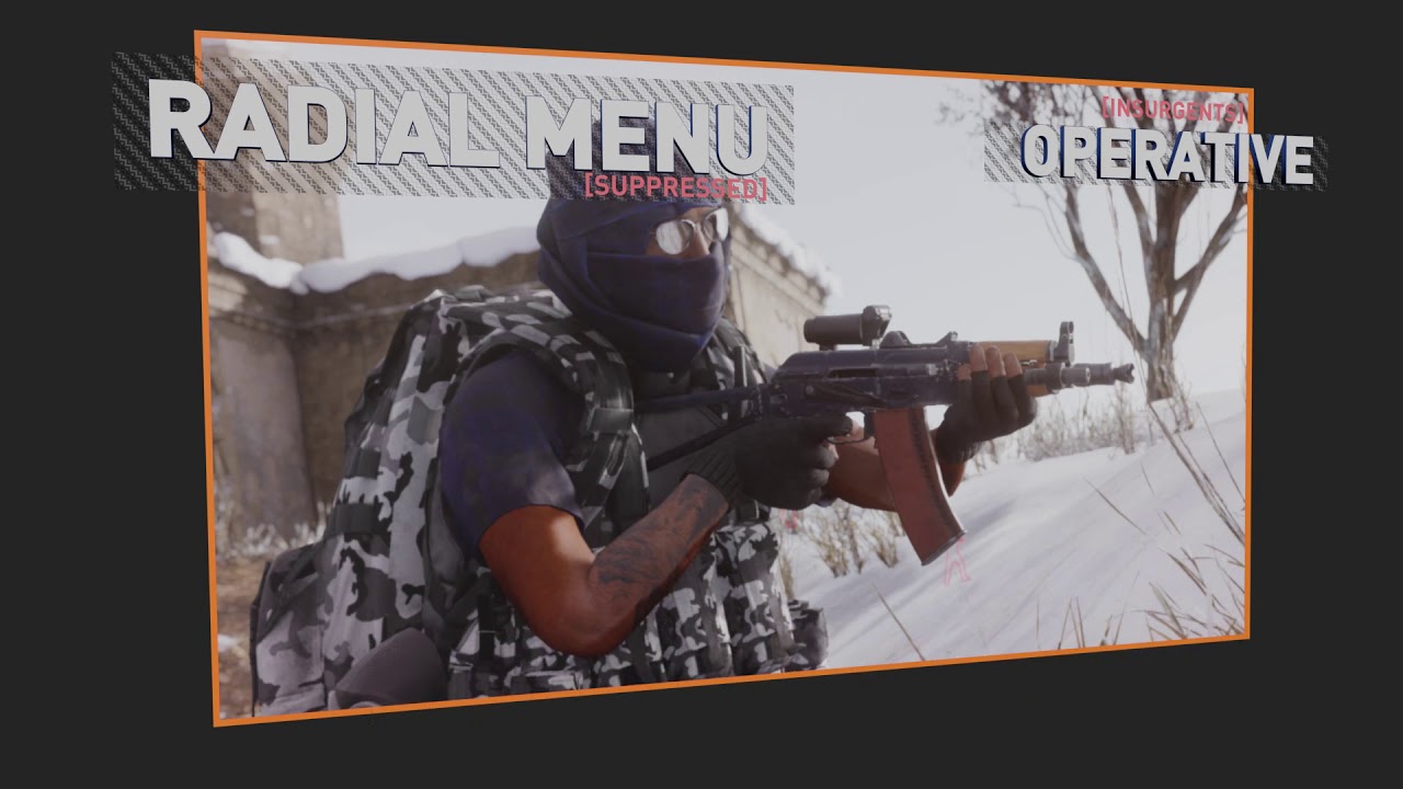 Operative - Radial Menu: Suppressed [Insurgency: Sandstorm™] Voice Lines