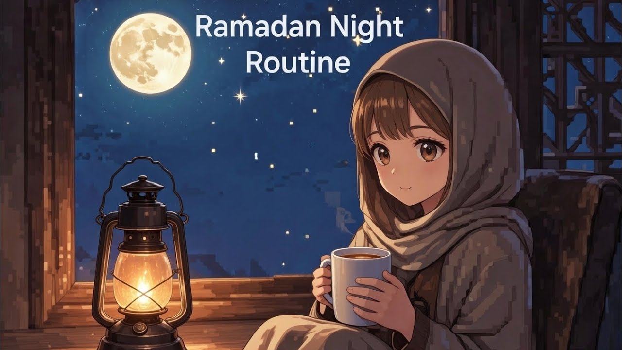 After Iftar Self-Care Routine 🌙 | Peaceful Ramadan Night Routine