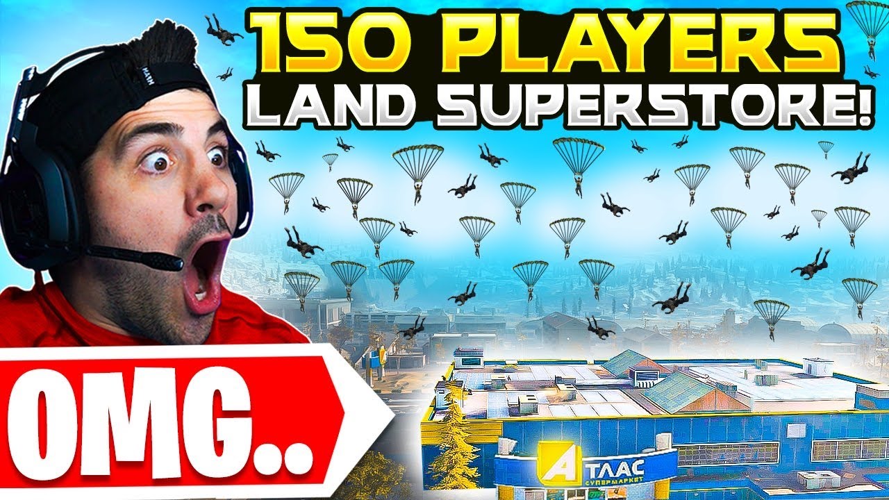 We Told 150 Stream Snipers To Land Super Store.. 😮 (Cold War Warzone)