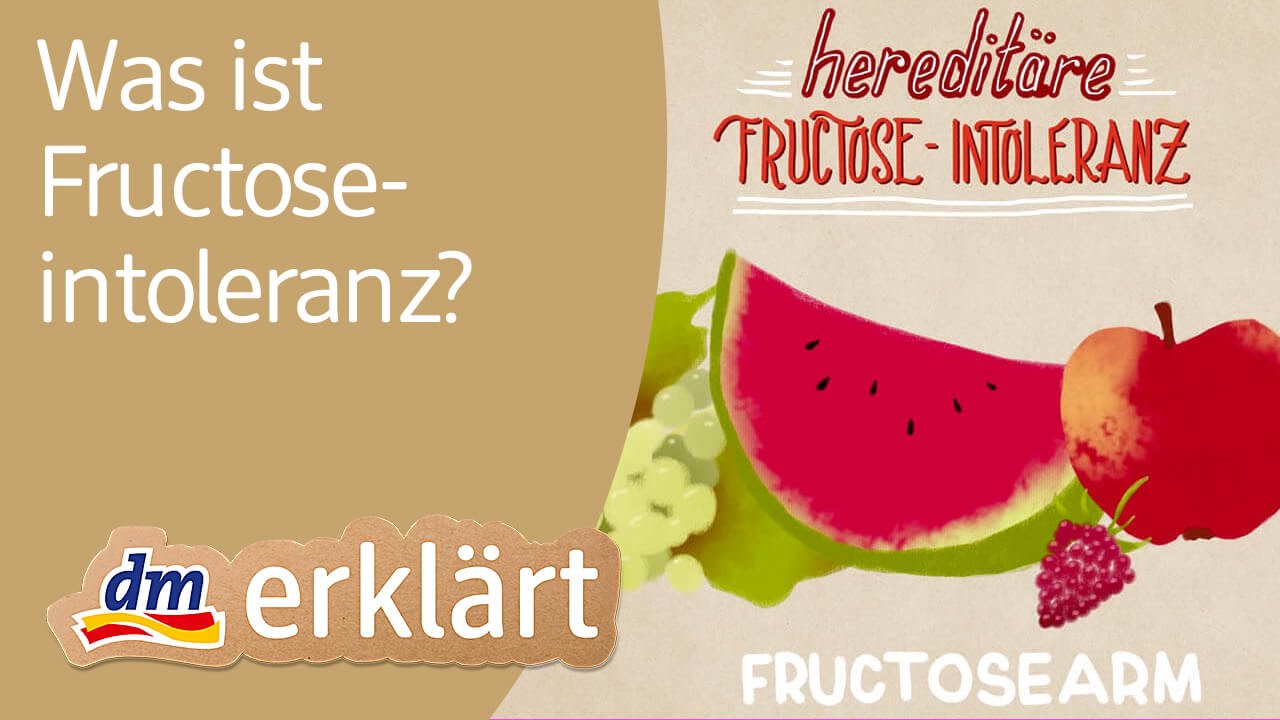 dm erklärt: Unverträglichkeit gegen Fructose (auch Fruchtzucker) - was ist Fructoseintoleranz?