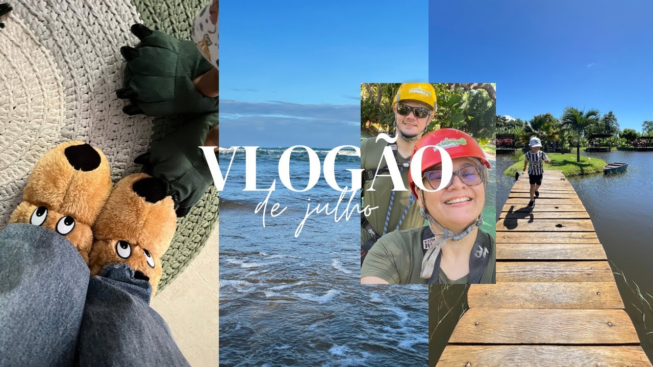 [vlog]romantizar a vida, bolinhos, passeios de julho, estética do canal, arvorismo…