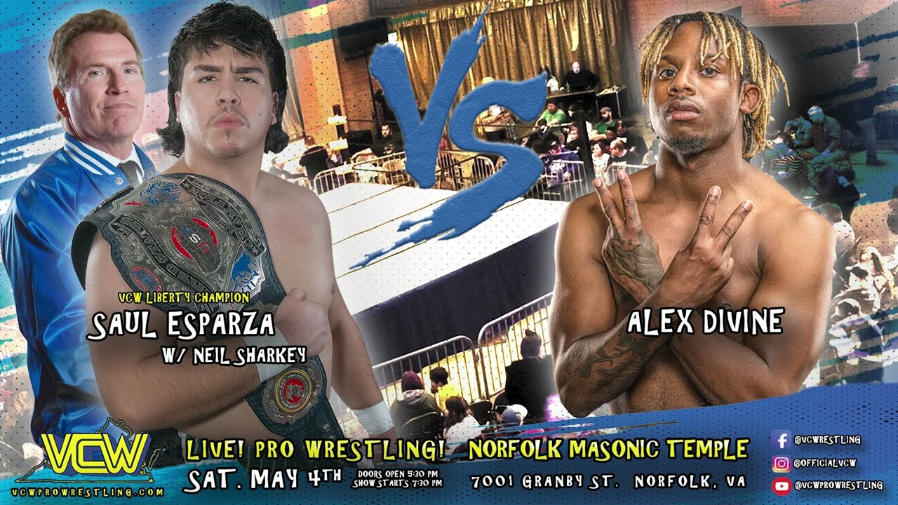 Saul Esparza vs. Alex Divine | VCW Liberty Championship