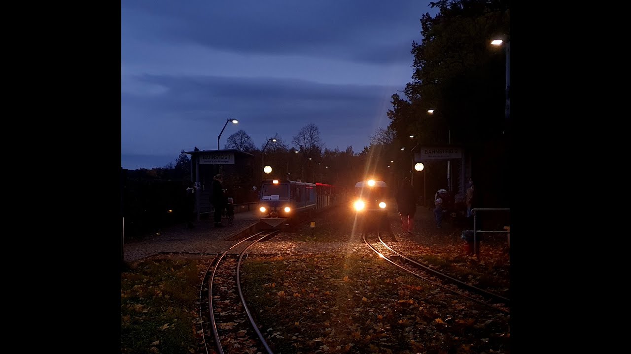 Saisonende der Dresdner Parkeisenbahn (01.11.2020)