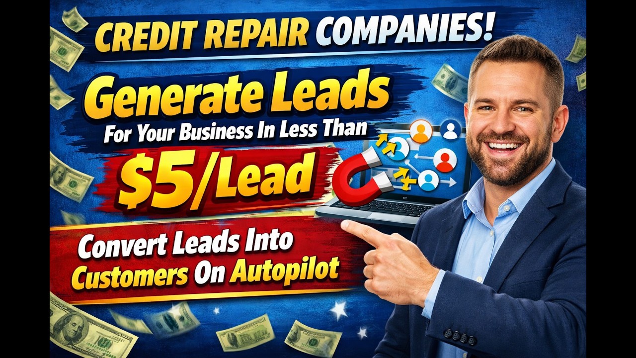 Credit Repair Leads In Under $5/Lead!