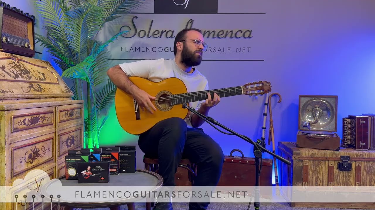 Pedro Maldonado 1988 flamenco Guitar for sale played by Toni Abell&aacute;n