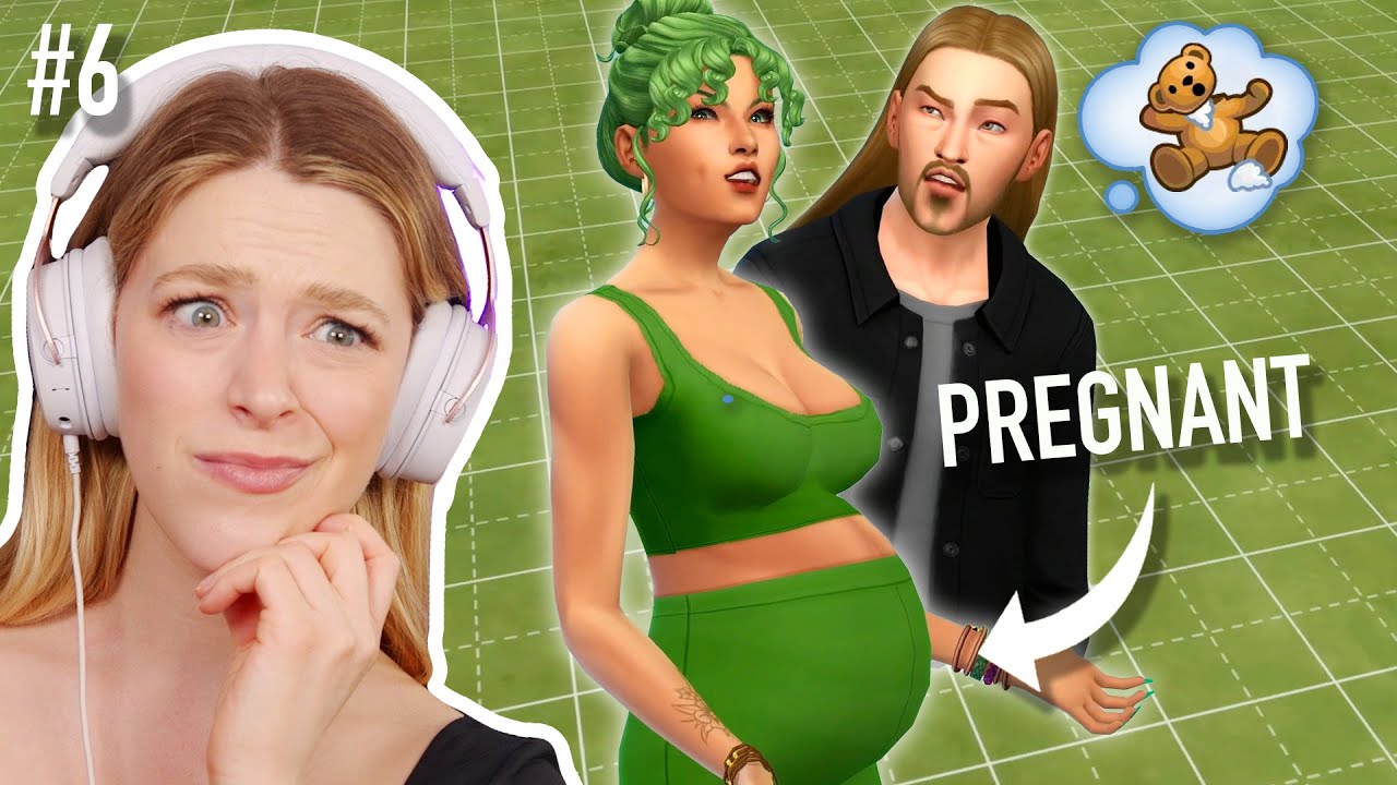Рождение ребёнка от персонажа, который ненавидит детей, в Sims 4 | Very Veggie #6