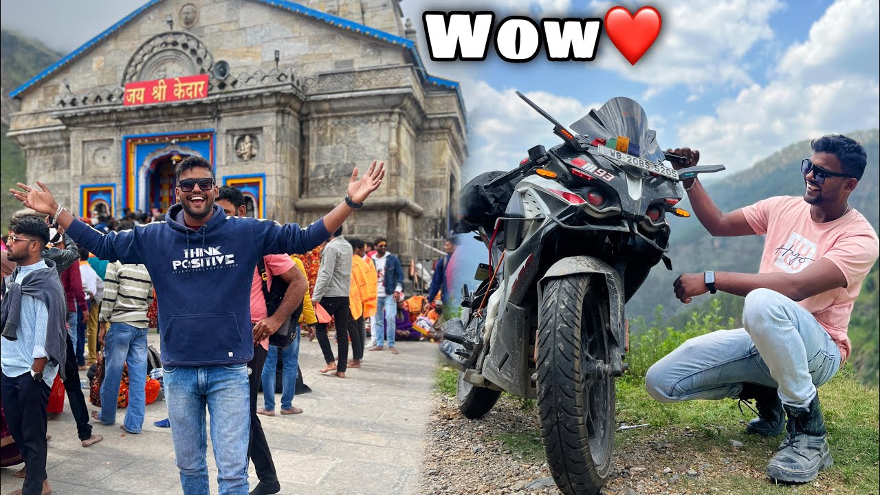 Finally Kedarnath Pahunch he Gye Modified Bike pe