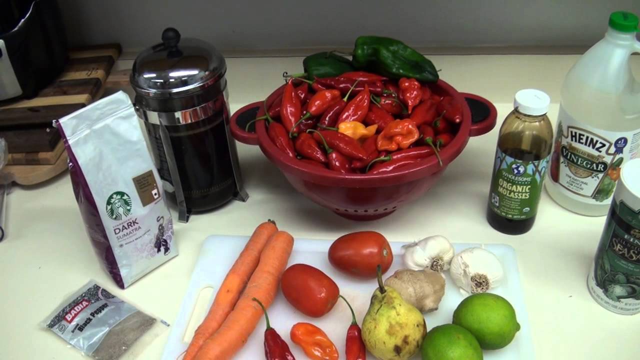 Homemade Habanero Hot Sauce