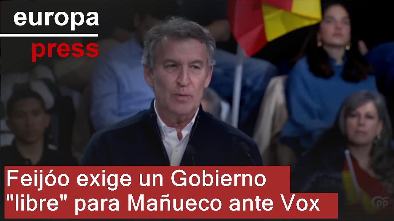 Feijóo reclama un Gobierno 