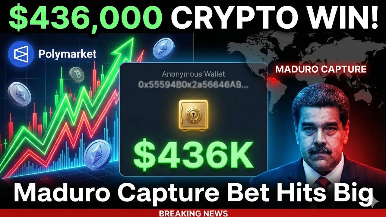Anonymous Crypto Gambler Makes $436,000 Betting on Maduro Capture | Insider Trading Questions