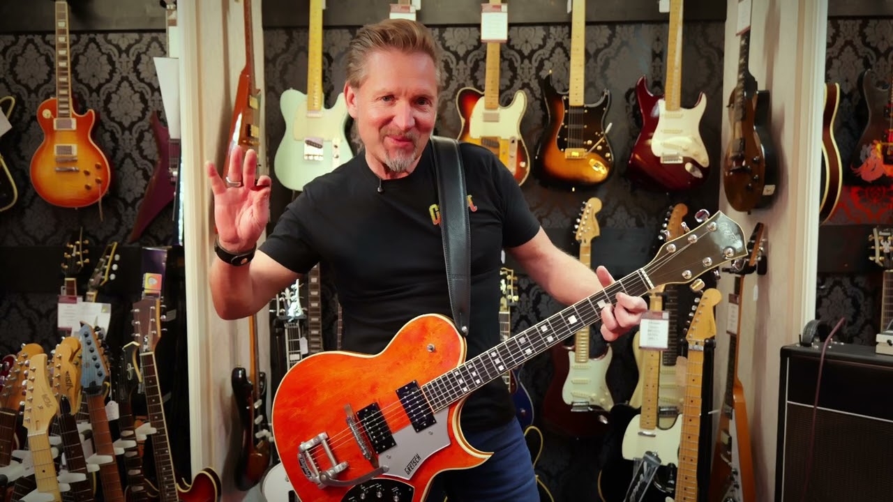Gretsch 1978 Atkins Super X Axe Orange | #secondhandmusicland