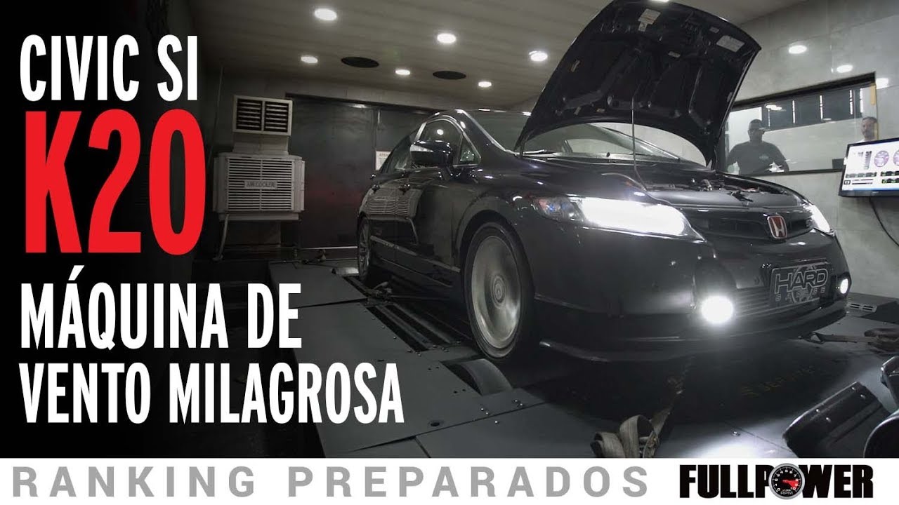 Civic Si Turbo: K20 monstrão, para uso diário, arregaça no dino