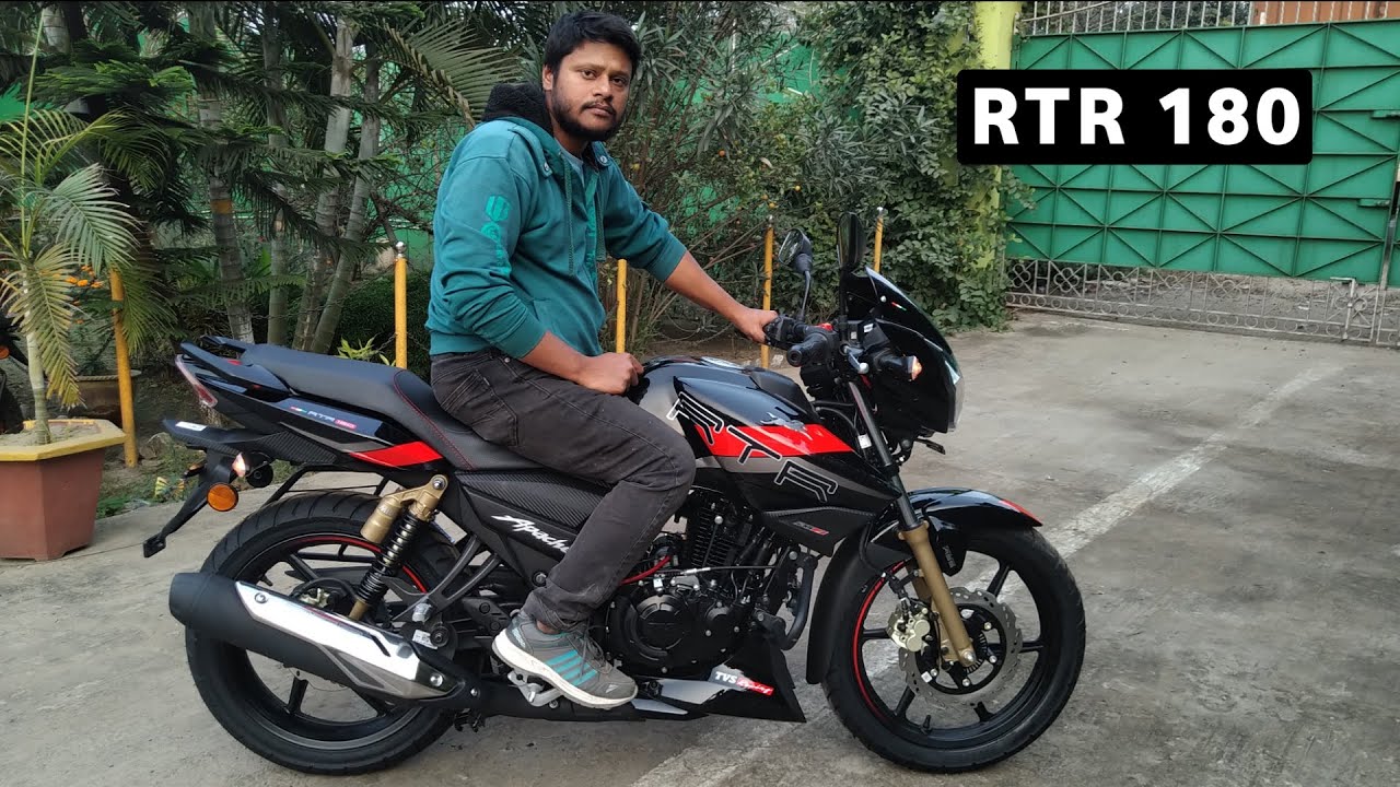 All New Tvs Apache RTR 180 2V Bs6 Fi Glossy With Ride Mood 2023