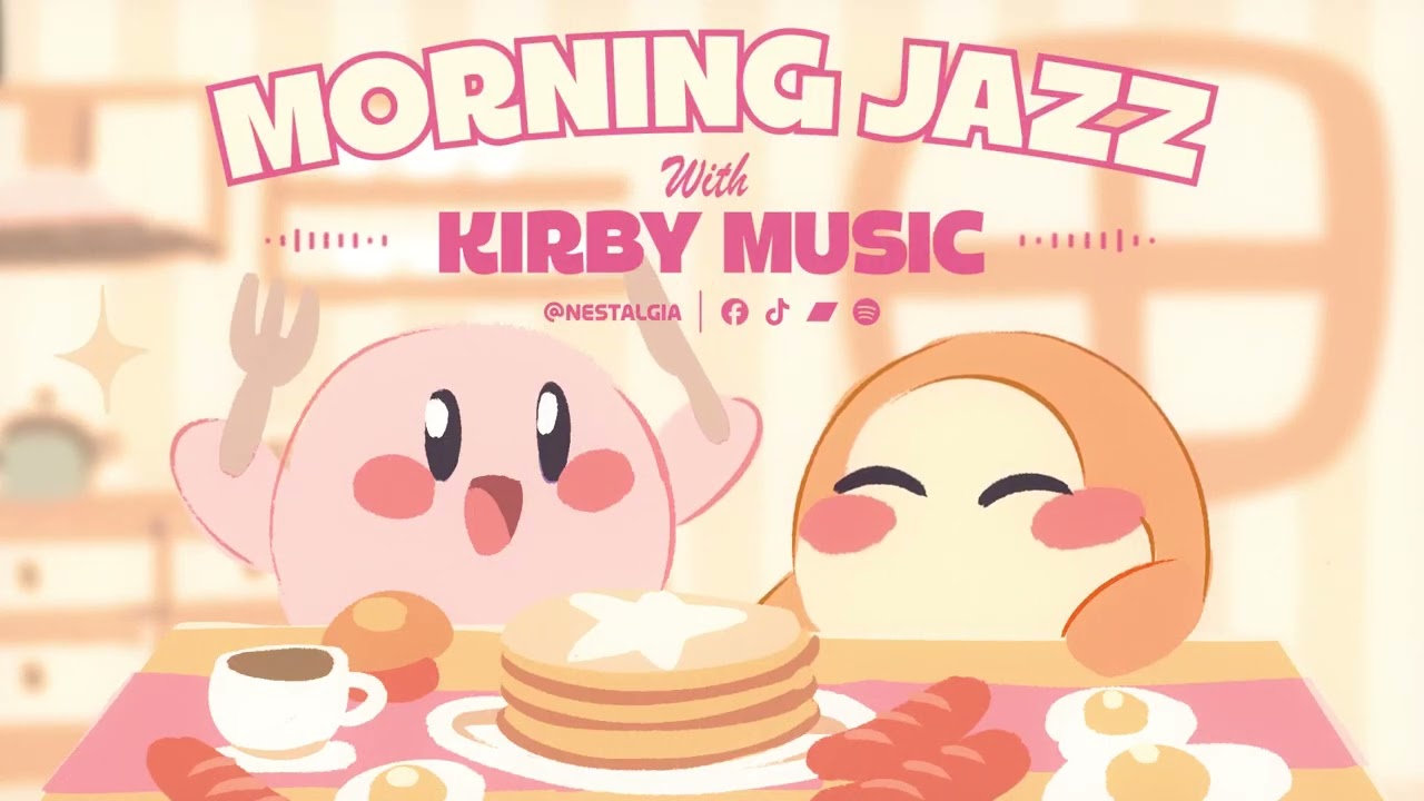 Morning Jazz with Kirby 🌞🎷 | Nintendo Jazz to Start Your Day ☕🎶