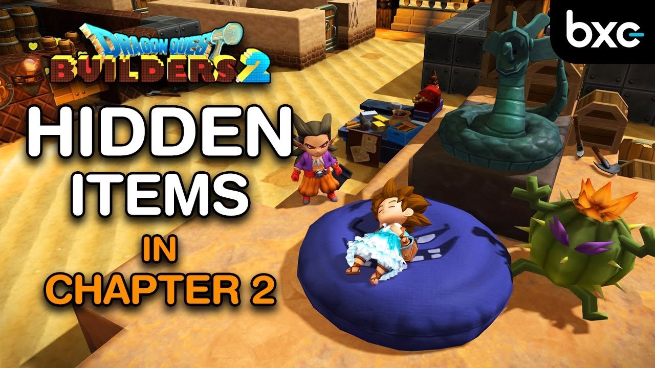 Как найти спрятанные предметы во 2 главе | Хрумбуль-Дун | Dragon Quest Builders 2