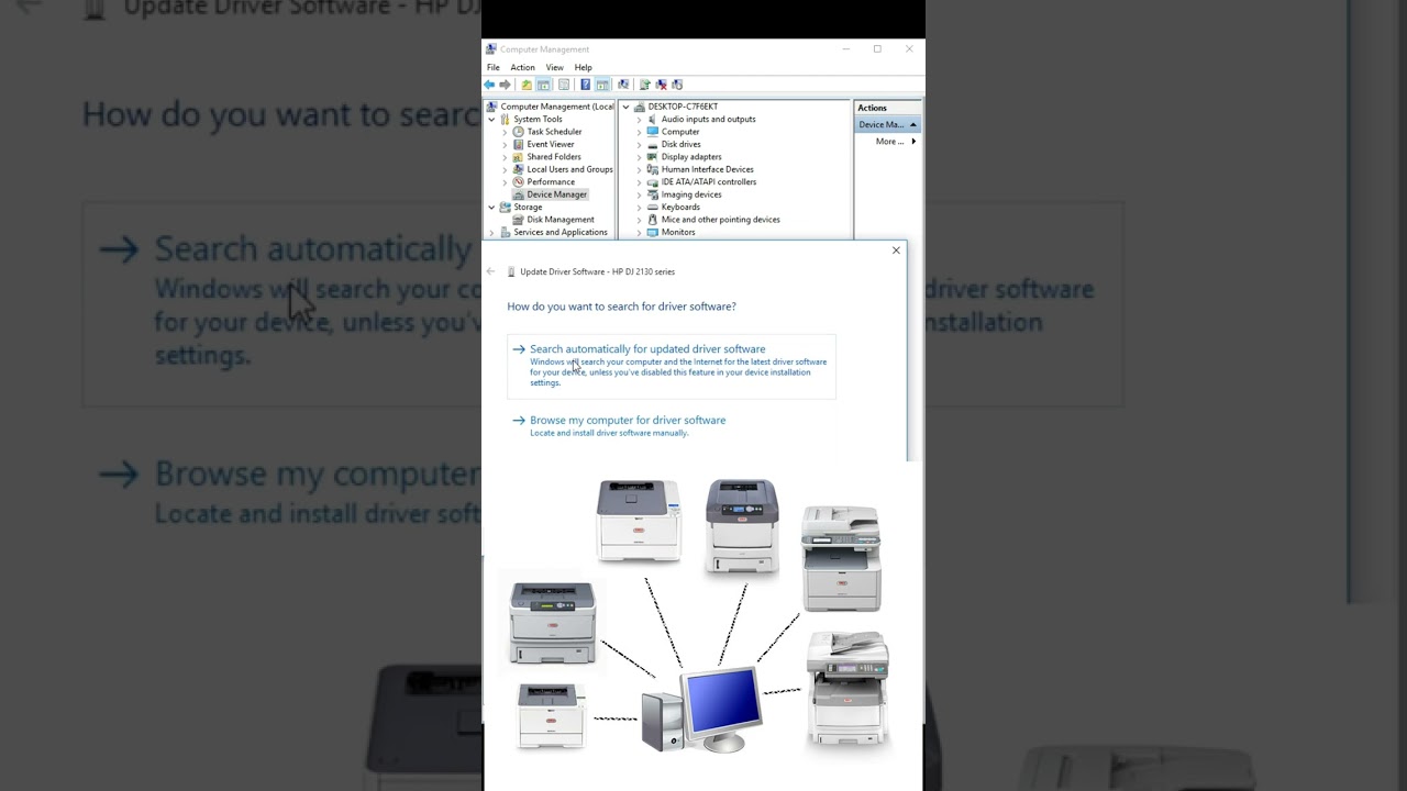 How to Printer Driver Update in windows10