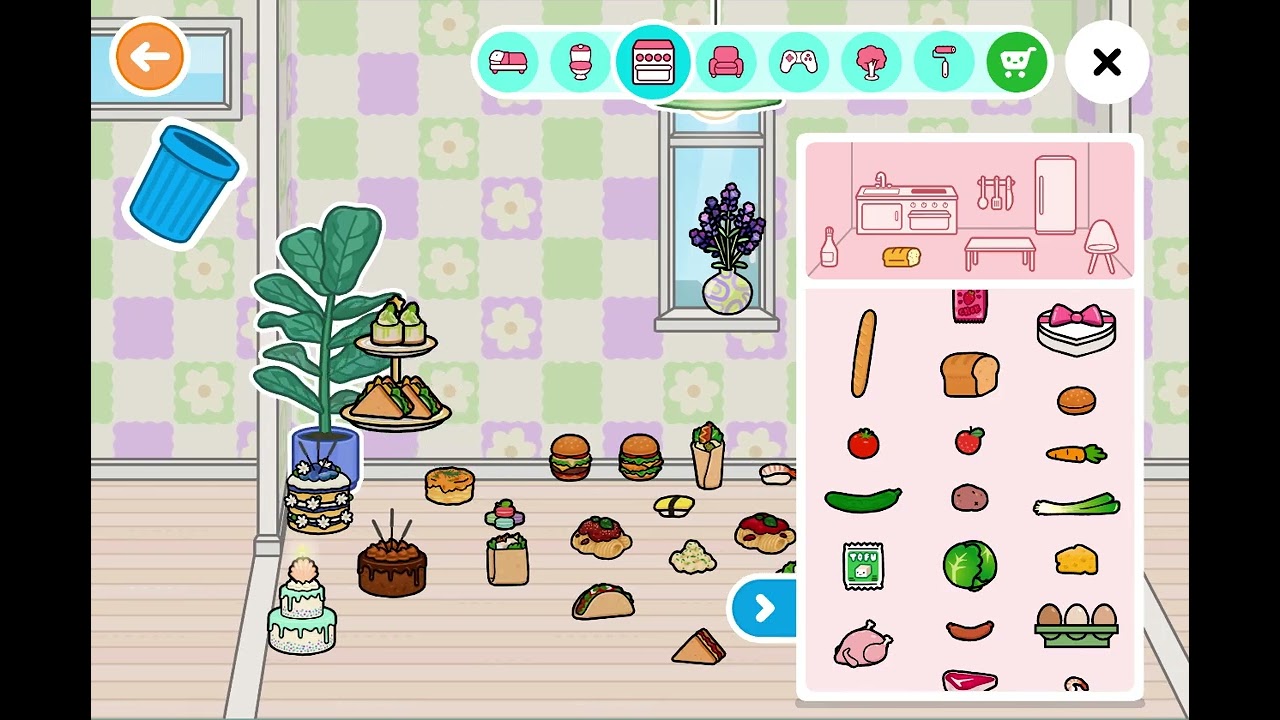 كيف تسون اكل كثير مجاني في توكا بوكا 🍔🍟
