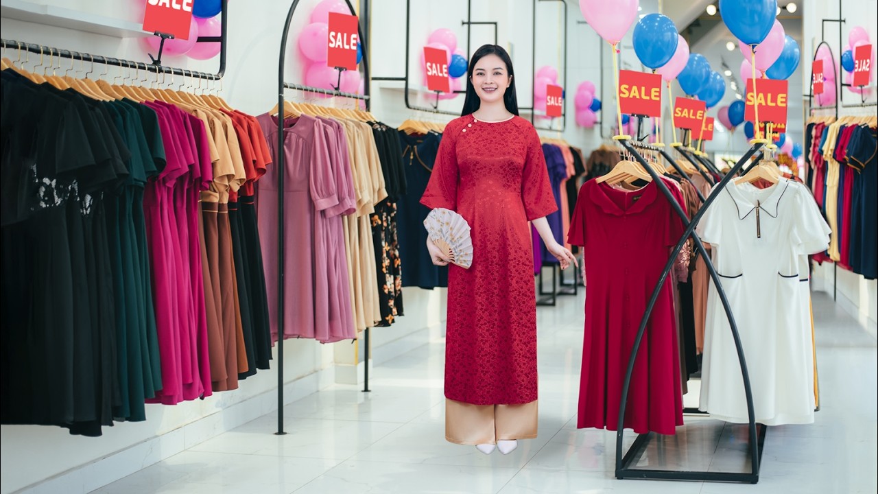 Còn mùng là còn tết, sắm đầm xinh du xuân các chị ơi.