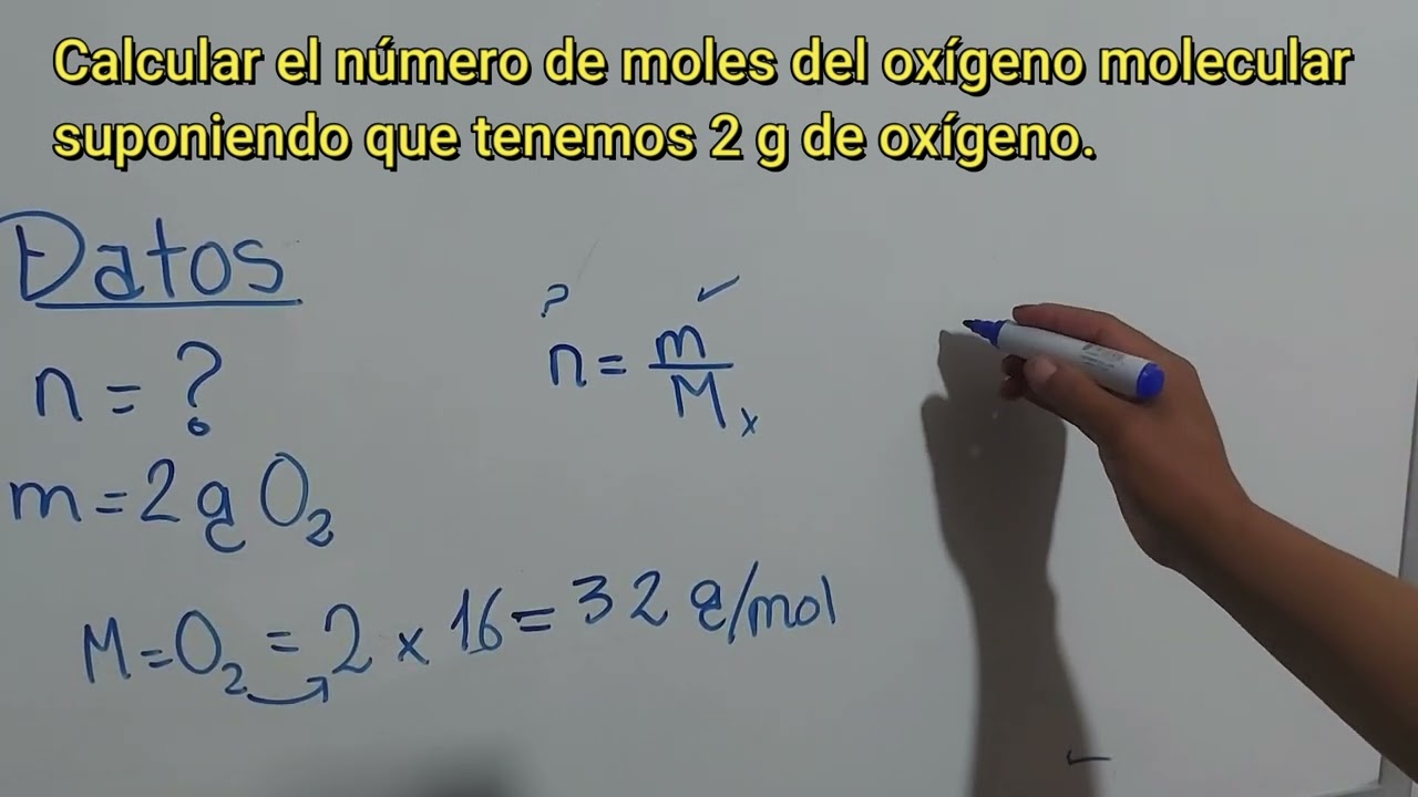 Cómo calcular el Número de Moles de un elemento o compuesto Químico