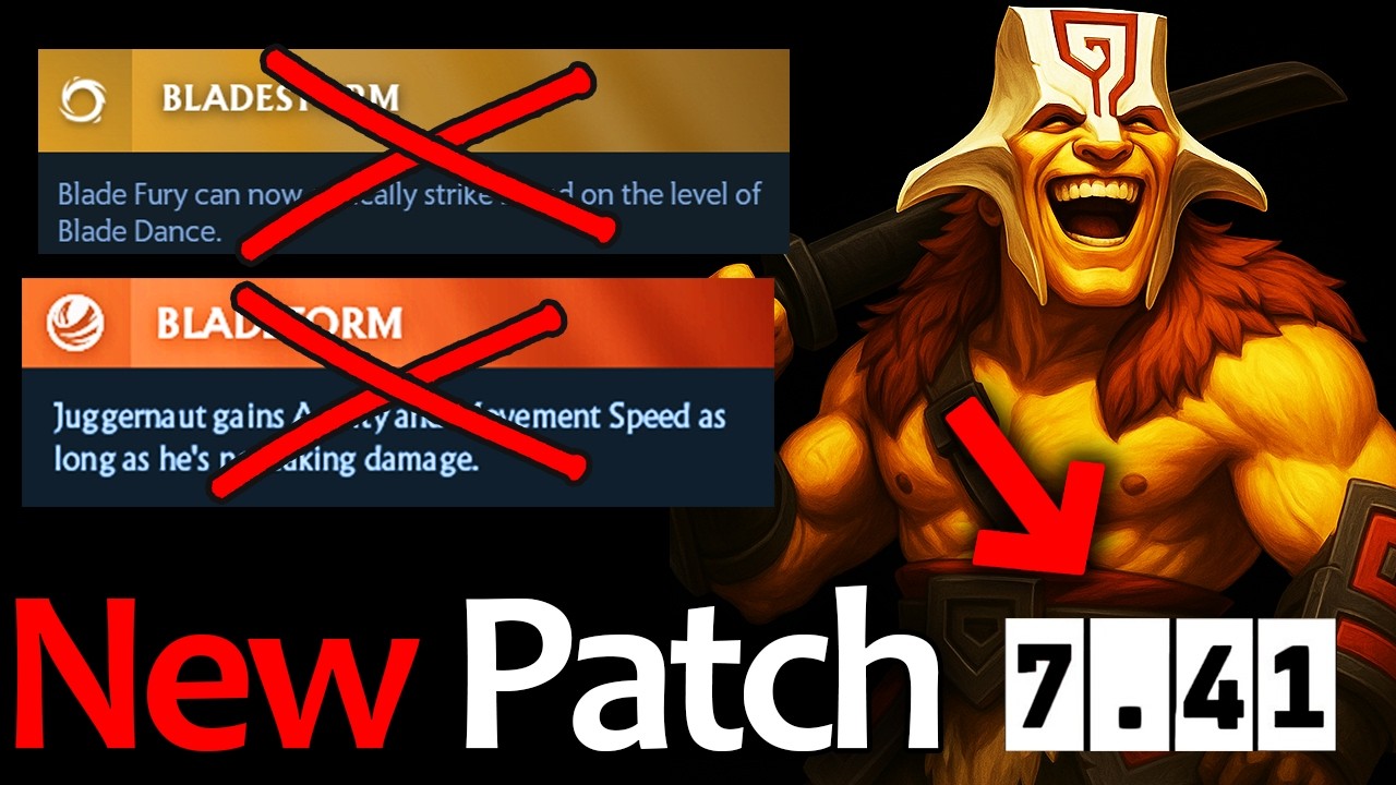 Juggernaut in NEW Patch 7.41 Where Aspects Were REMOVED Dota 2