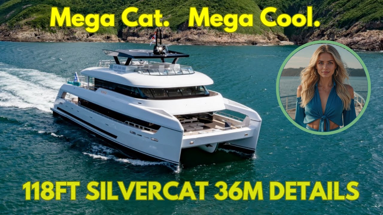 SilverCat 36M Mega Catamaran – Ultimate Lux Yacht Tour | 118ft Aluminum Power - YachtSpecsDirect.com
