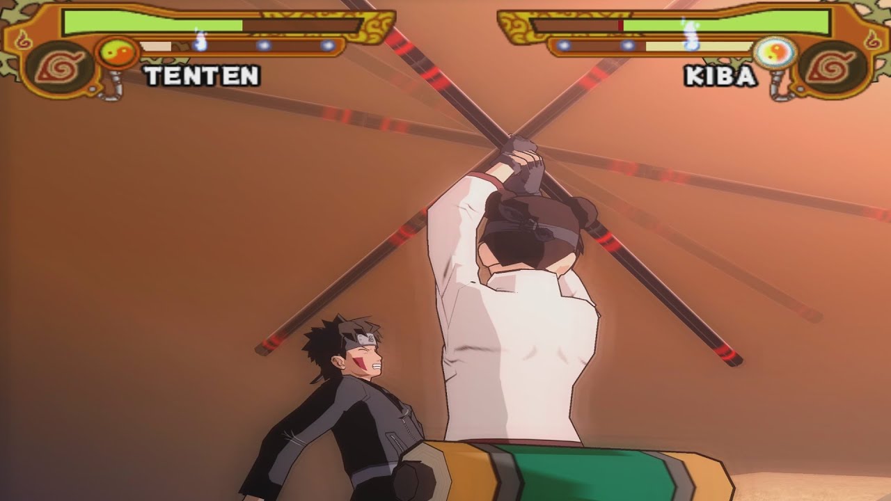 {Tenten Vs Kiba} Naruto Shippuden Ultimate Ninja 5