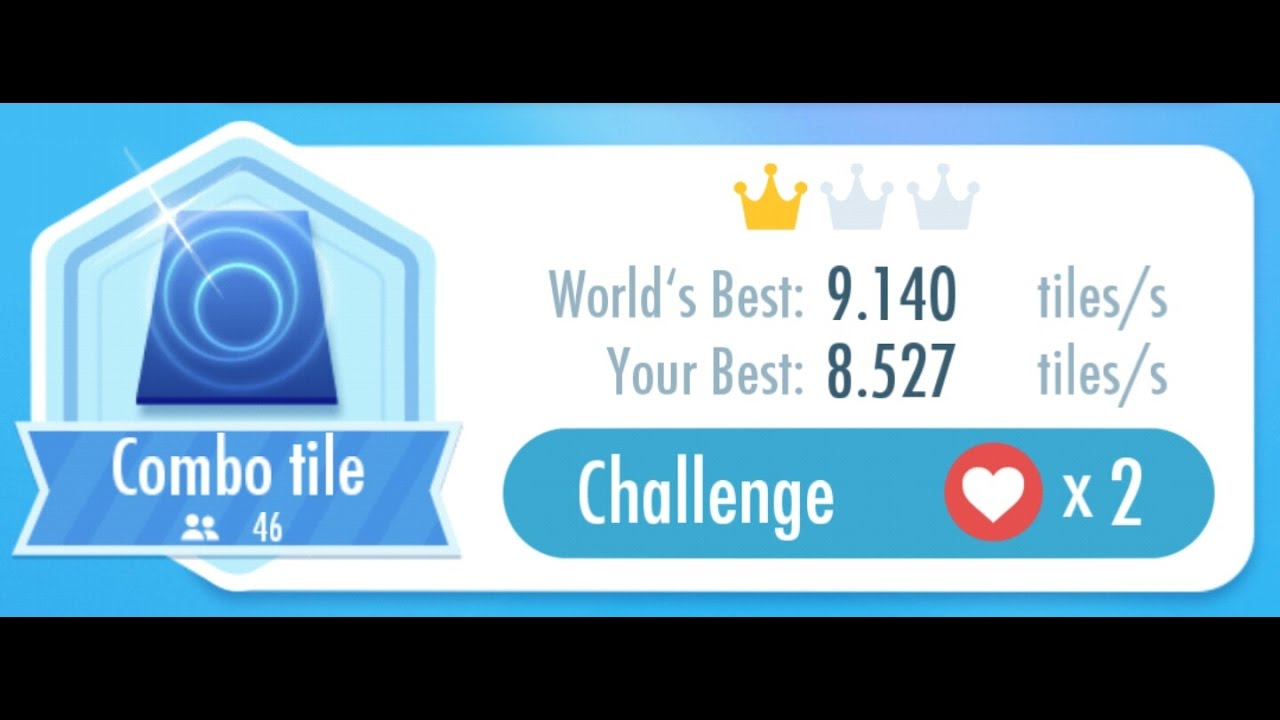 Combo Tile Challenge - Piano Tiles 2